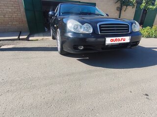 2006 Hyundai Sonata ТагАЗ IV (EF) Рестайлинг, чёрный, 385000 рублей, вид 1