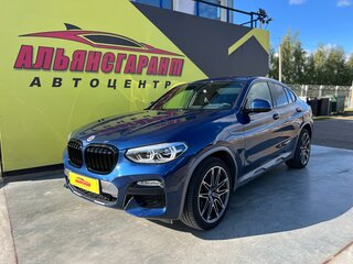 2019 BMW X4 30i II (G02), синий, 4000000 рублей, вид 3
