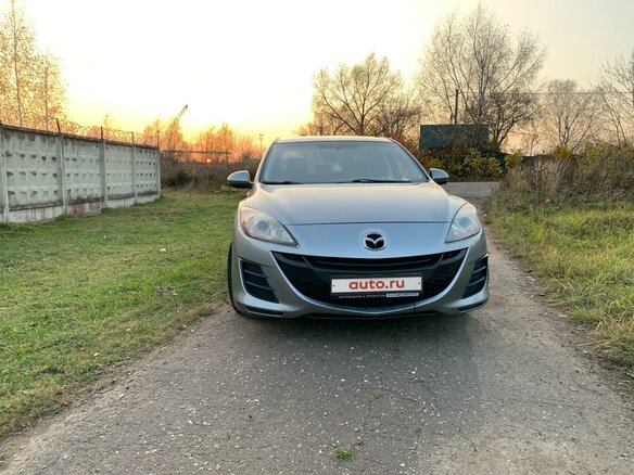 2012 Mazda 3 II (BL) Рестайлинг, серебристый
