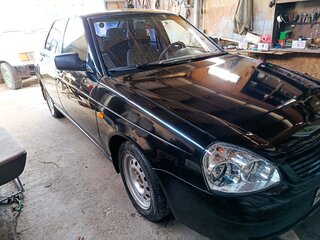 2007 Lada (ВАЗ) Priora I, чёрный, 350000 рублей, вид 2