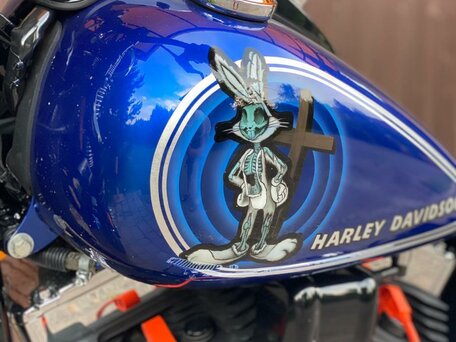 2008 Harley-Davidson Cross Bones, синий, 1150000 рублей, вид 2