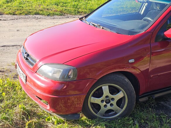 1999 Opel Astra G, пурпурный, 280000 рублей - вид 9
