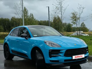 2019 Porsche Macan I Рестайлинг, голубой, 3800000 рублей, вид 3