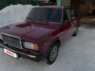 2002 Lada (ВАЗ) 2107, красный, 180000 рублей, вид 2