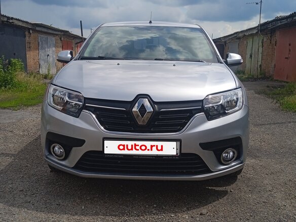 2021 Renault Logan II Рестайлинг, серый, 1070000 рублей - вид 4