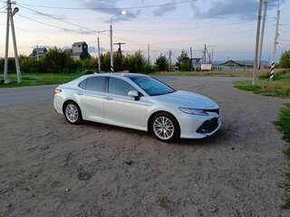 2019 Toyota Camry VIII (XV70), белый, 2800000 рублей, вид 5