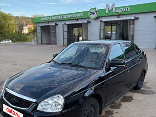 2008 Lada (ВАЗ) Priora I, чёрный, 230000 рублей, вид 1