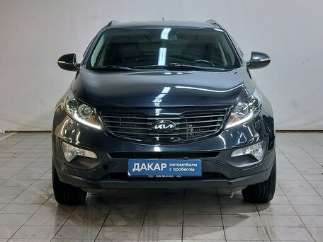 2011 Kia Sportage III, чёрный, 1300000 рублей, вид 2