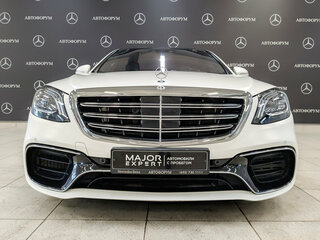 2019 Mercedes-Benz S-Класс AMG 63 AMG Long III (W222, C217) Рестайлинг, белый, 7400000 рублей, вид 2