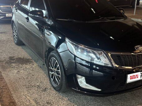 2012 Kia Rio III, чёрный, 435000 рублей, вид 3