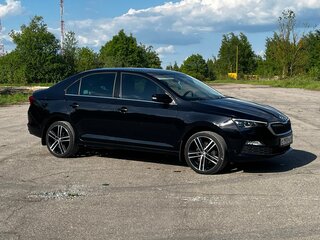 2021 Skoda Rapid II, чёрный, 1870000 рублей, вид 4