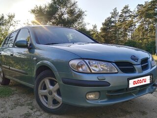 2001 Nissan Almera II (N16), голубой, 230000 рублей, вид 1