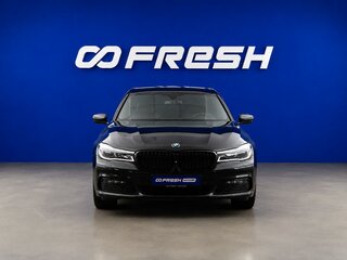 2016 BMW 7 серии Long 740Ld xDrive VI (G11/G12), чёрный, 3899077 рублей, вид 3