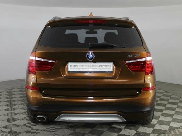 2016 BMW X3 20d xDrive II (F25) Рестайлинг, коричневый - вид 3