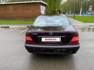 2002 Mercedes-Benz S-Класс 500 5-speed IV (W220) Рестайлинг, фиолетовый, 800000 рублей, вид 4