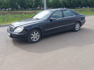 2004 Mercedes-Benz S-Класс 320 IV (W220) Рестайлинг, чёрный, 999000 рублей, вид 1