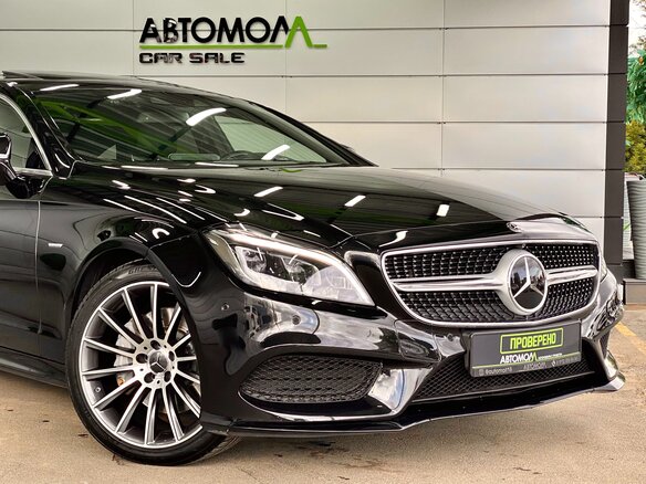 2017 Mercedes-Benz CLS 350 BlueTEC II (C218) Рестайлинг, чёрный - вид 9