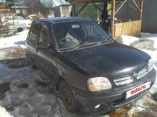 2001 Nissan March II (K11), чёрный, 70000 рублей, вид 2