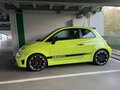 2021 Fiat 500, зелёный