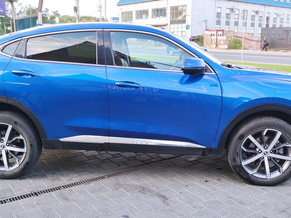2020 Haval F7x I, синий - вид 3