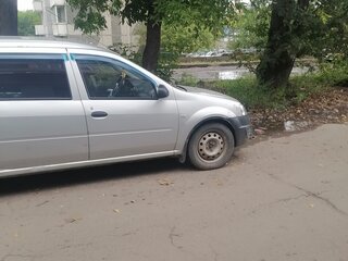 2013 Lada (ВАЗ) Largus I, серебристый, 550000 рублей, вид 2