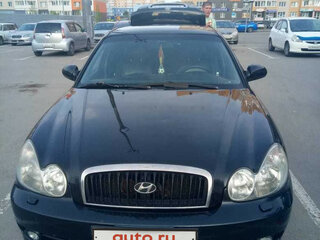 2006 Hyundai Sonata ТагАЗ IV (EF) Рестайлинг, чёрный, 700000 рублей, вид 1