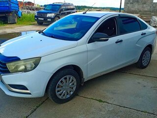 2016 Lada (ВАЗ) Vesta I, белый, 880000 рублей, вид 1