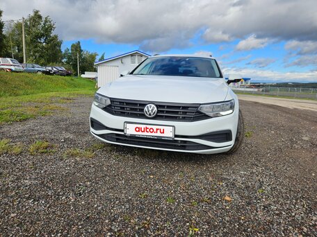 2020 Volkswagen Passat B8 Рестайлинг, белый, вид 2