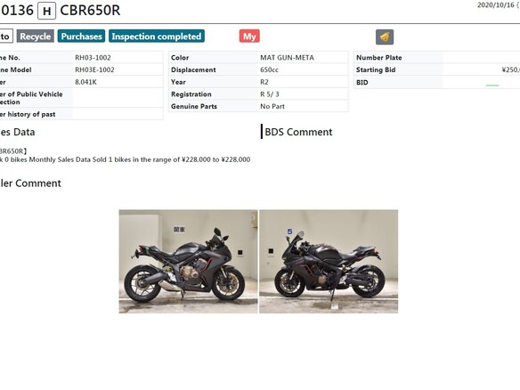 2019 Honda CB 650R, чёрный - вид 17