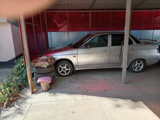 2002 Lada (ВАЗ) 2110, серебристый, 120000 рублей, вид 1