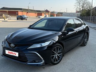 2021 Toyota Camry VIII (XV70) Рестайлинг, чёрный, 2640000 рублей, вид 1