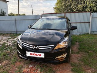 2016 Hyundai Solaris I Рестайлинг, чёрный, 1110000 рублей, вид 3