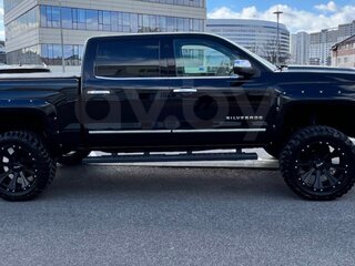 2016 Chevrolet Silverado Double Cab III (K2XX) Рестайлинг, чёрный, 5000000 рублей, вид 3