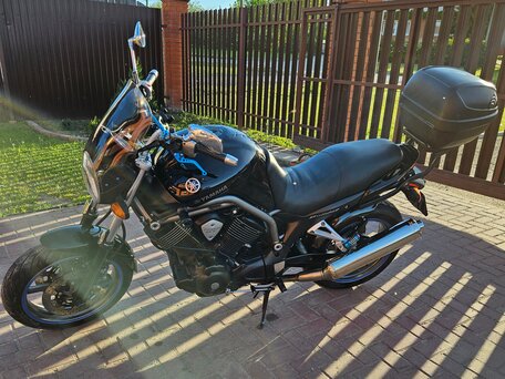 2004 Yamaha BT1100 Bulldog, чёрный, 444444 рублей, вид 1