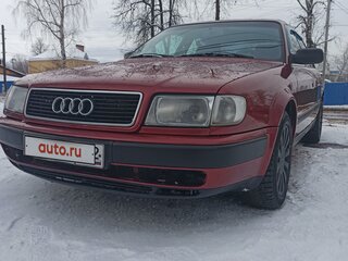 1991 Audi 100 IV (C4), красный, 520000 рублей, вид 2