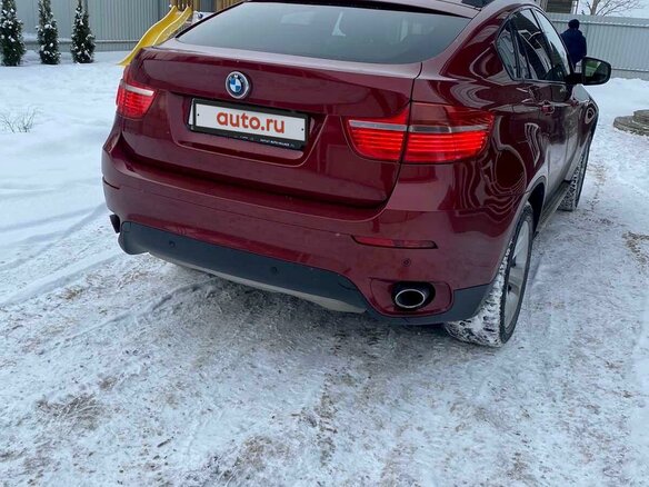 2008 BMW X6 35d I (E71), красный - вид 4