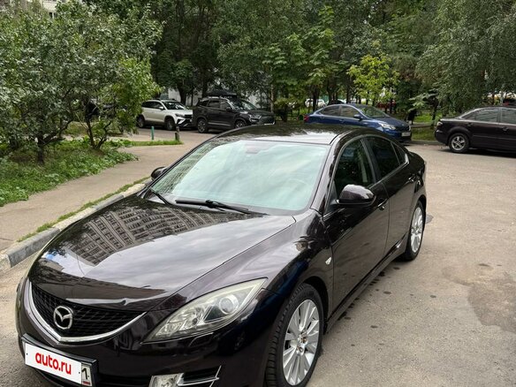 2009 Mazda 6 II (GH) Рестайлинг, фиолетовый, 840000 рублей