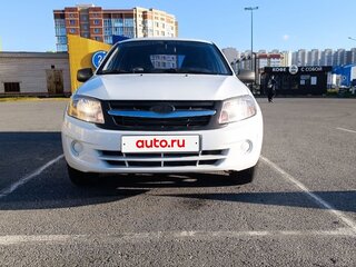 2012 Lada (ВАЗ) Granta I, белый, 375000 рублей, вид 1