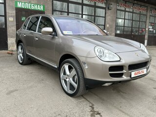 2004 Porsche Cayenne S I (955), бежевый, 1350000 рублей, вид 3