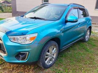 2013 Mitsubishi ASX I Рестайлинг, голубой, 950000 рублей, вид 1