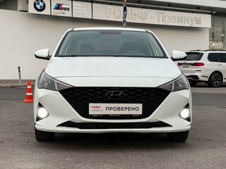 2020 Hyundai Solaris II Рестайлинг, белый, 1197000 рублей, вид 2