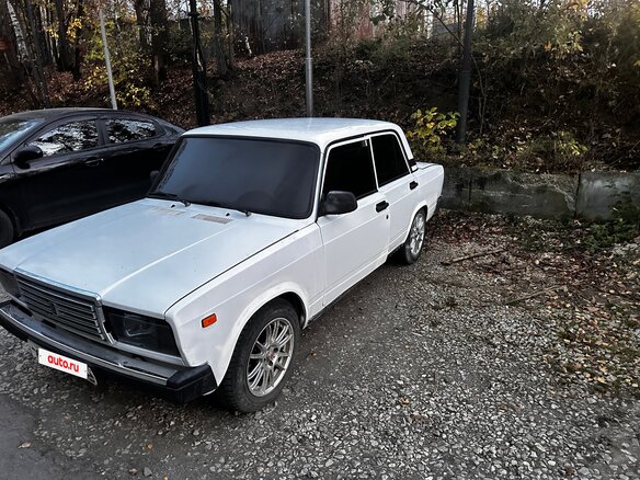 2006 Lada (ВАЗ) 2107, белый, 160000 рублей