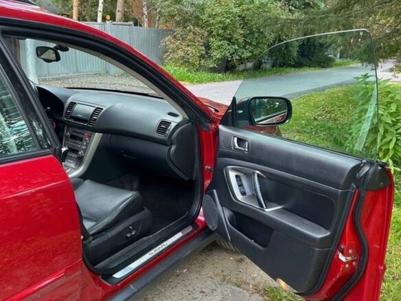 2004 Subaru Legacy IV, красный, 800000 рублей - вид 7