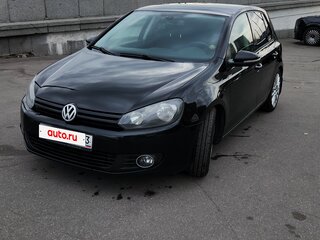 2012 Volkswagen Golf VI, чёрный, 900000 рублей, вид 1