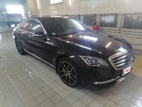 2019 Mercedes-Benz S-Класс 400 d VI (W222, C217) Рестайлинг, чёрный, 9000000 рублей, вид 3