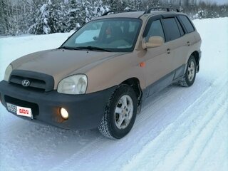 2001 Hyundai Santa Fe I, бежевый, 300000 рублей, вид 2