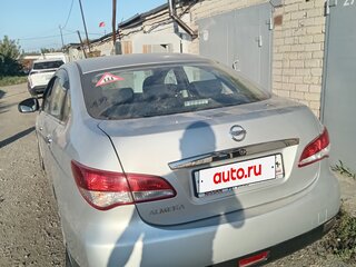 2014 Nissan Almera III (G15), серебристый, 650000 рублей, вид 3