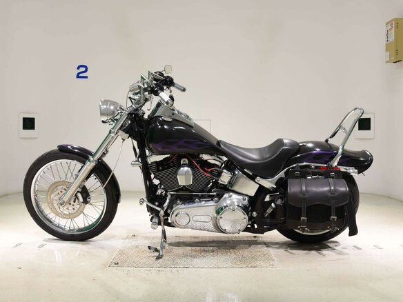 2007 Harley-Davidson Softail Custom, чёрный, 799000 рублей
