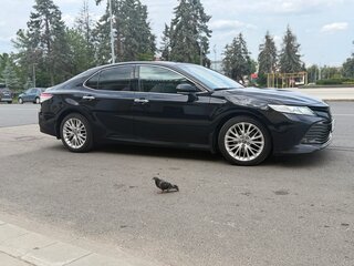 2018 Toyota Camry VIII (XV70), чёрный, 2450000 рублей, вид 4