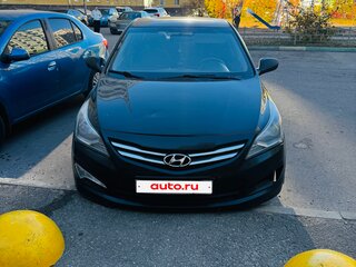 2014 Hyundai Solaris I Рестайлинг, чёрный, 330000 рублей, вид 1
